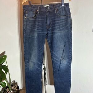 GAP Men's Straight Fit Dark Blue Jeans (32x32)